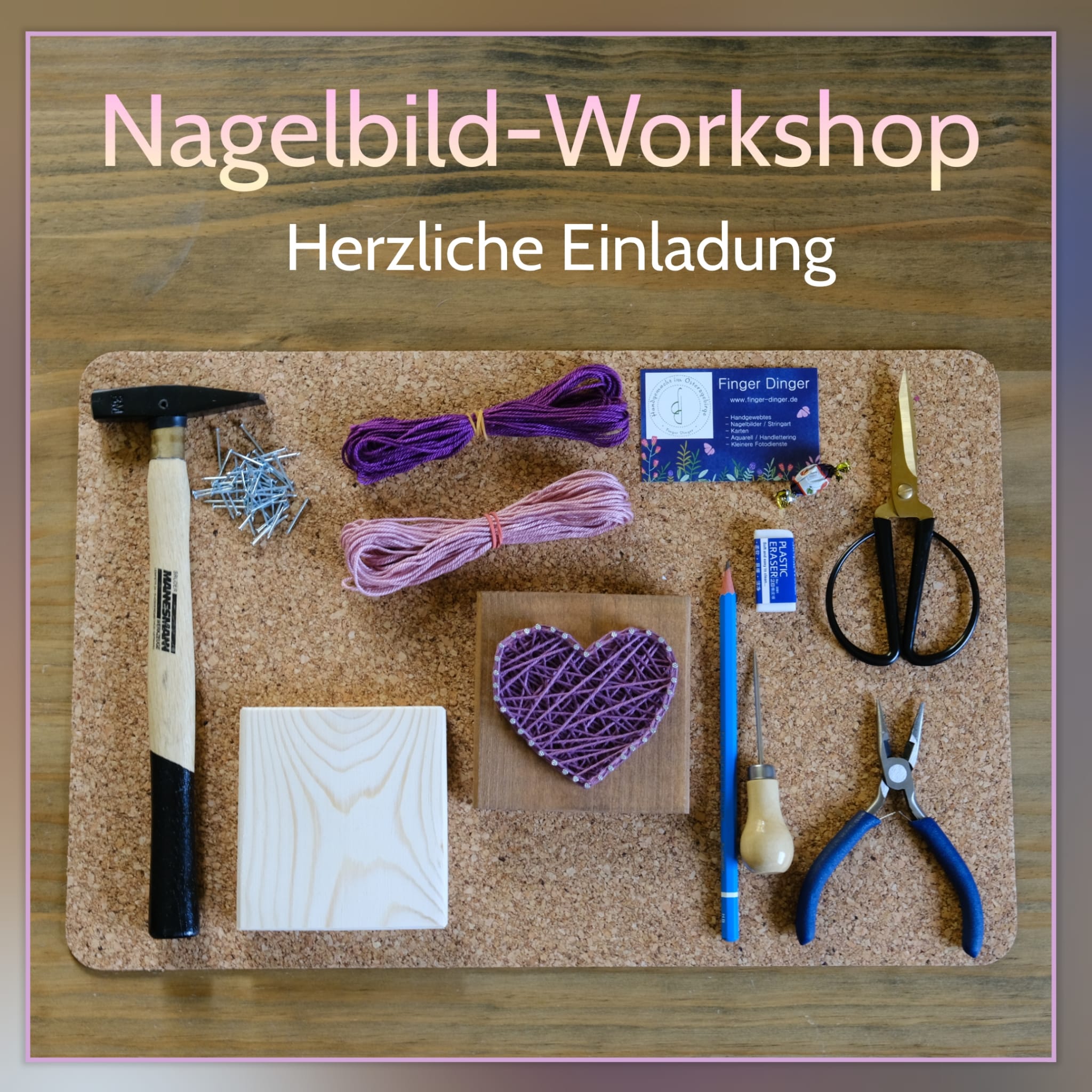 Nagelbild Workshop Kurzzeitladen