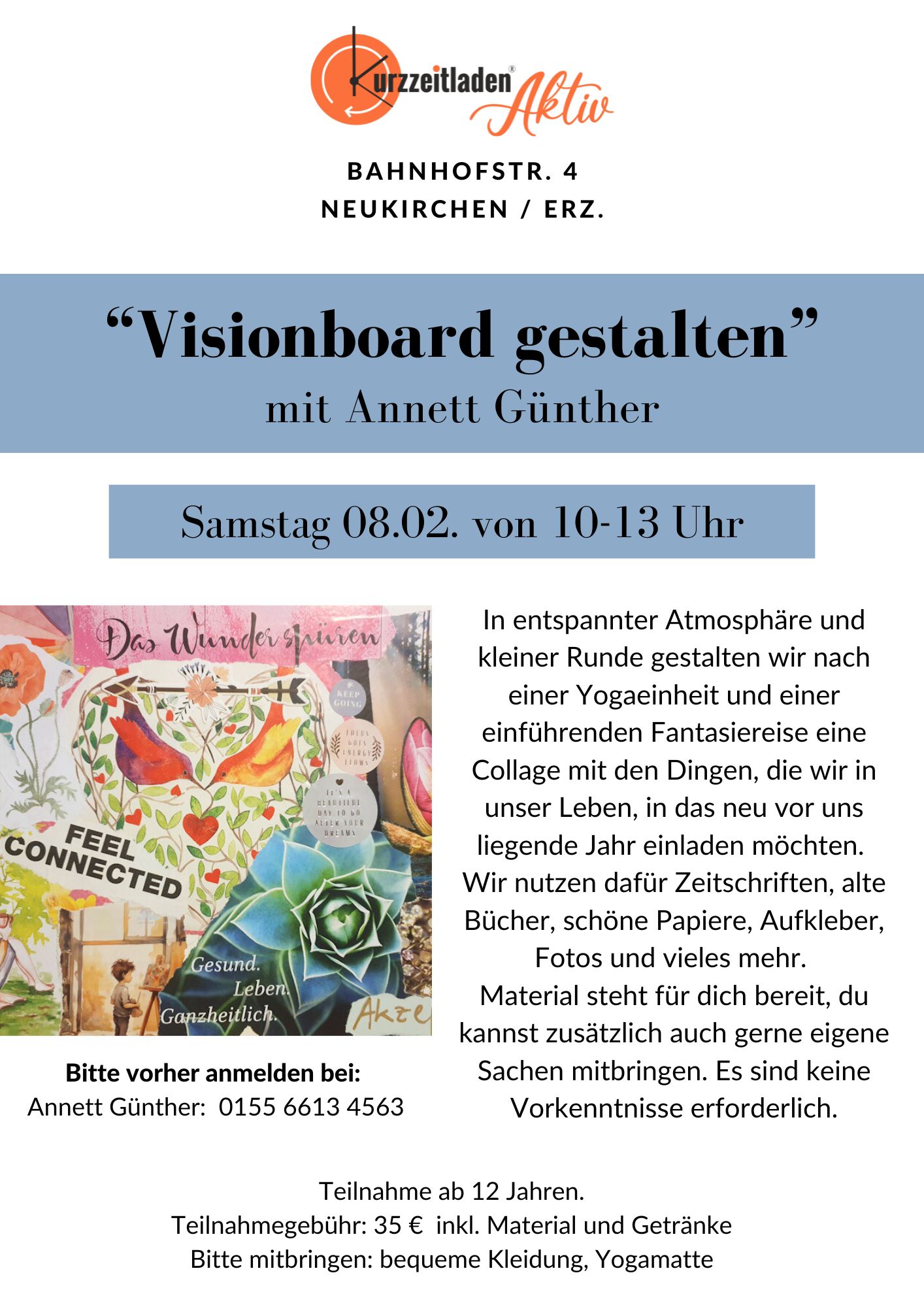 Visionboard gestalten